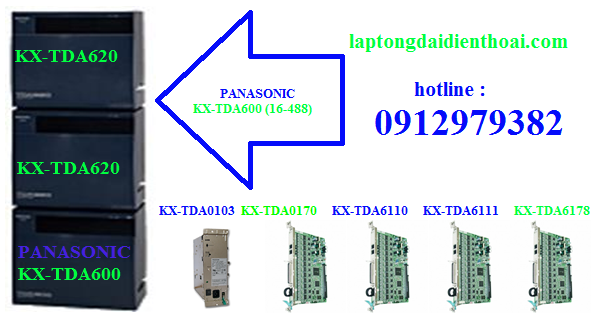 Tổng đài panasonic kx-tda600 (16-488)